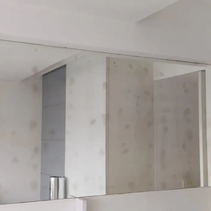 Patterned privacy film applied to the same cabin glazing